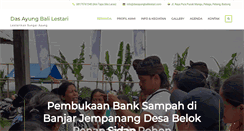 Desktop Screenshot of dasayungbalilestari.com