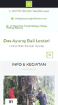 Mobile Screenshot of dasayungbalilestari.com